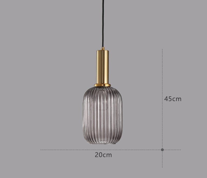 Retro Glass Pendant Light – ColorVibe