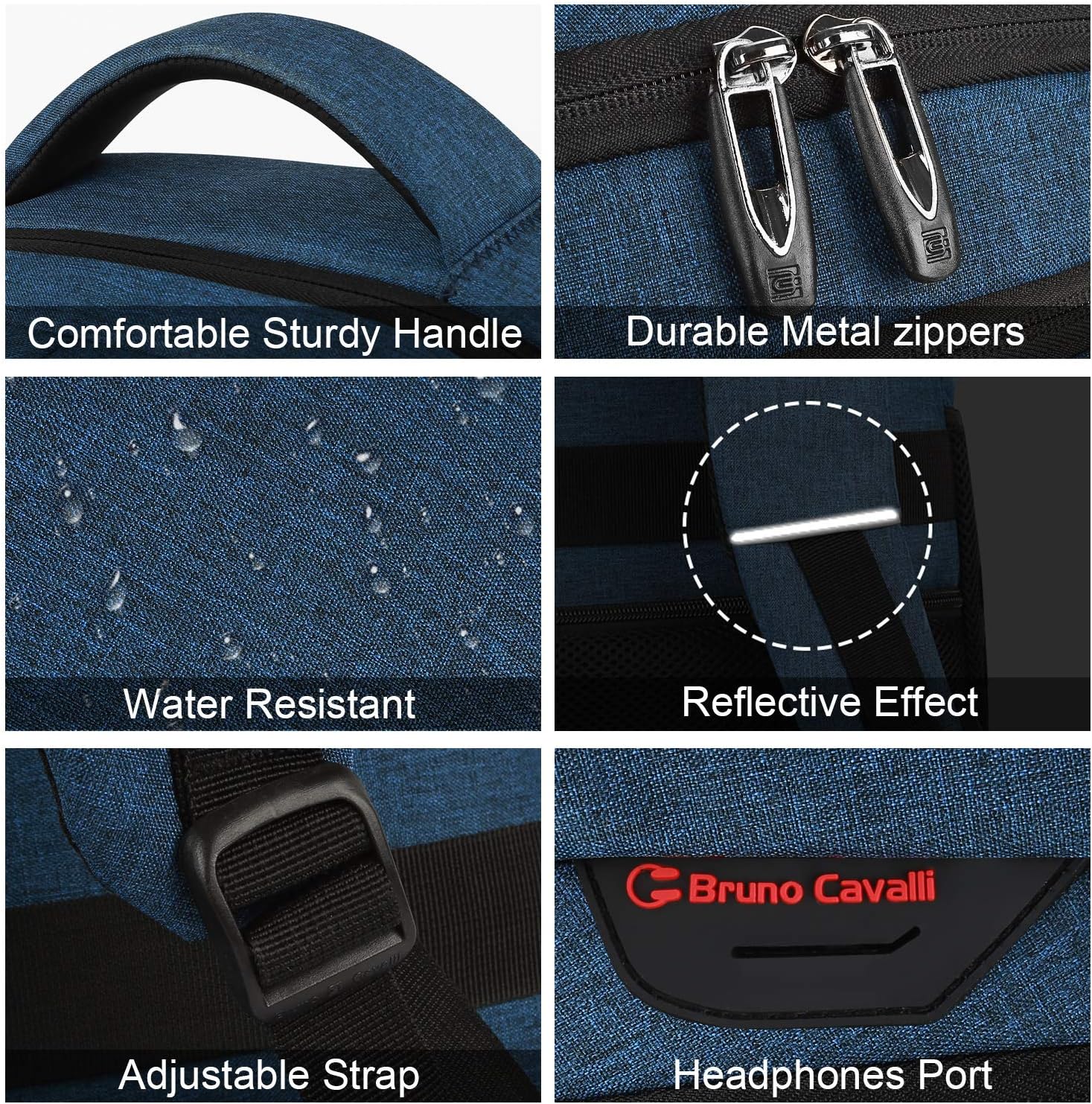 Dunne anti-theft laptop backpack with USB charging port