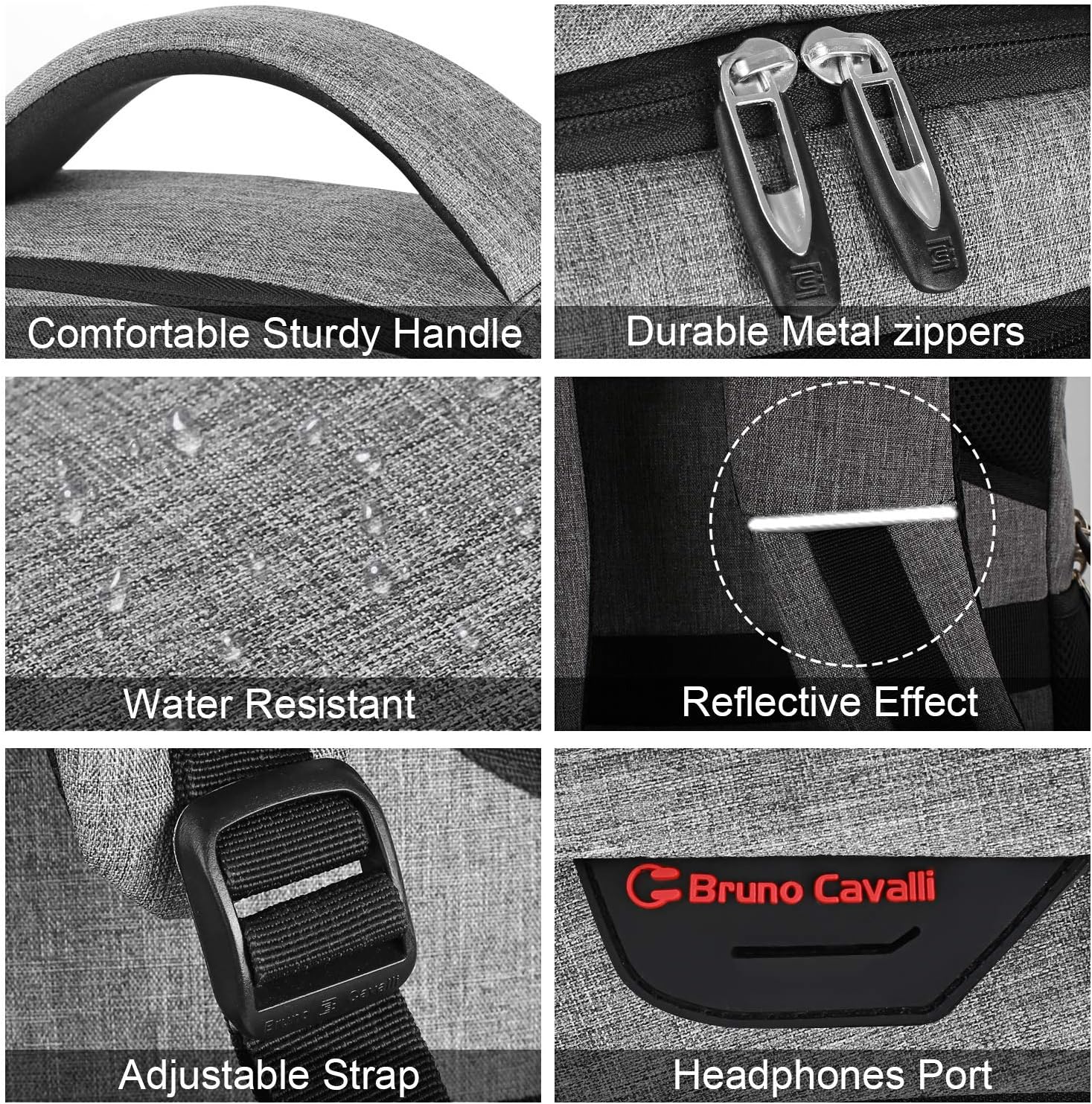 Dunne anti-theft laptop backpack with USB charging port