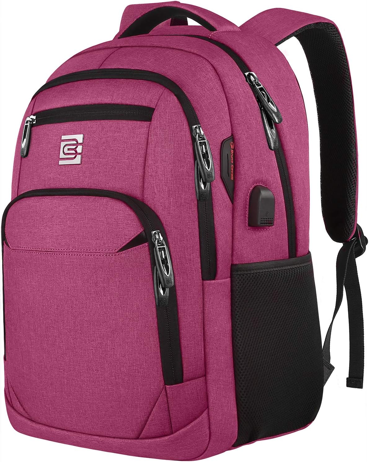Dunne anti-theft laptop backpack with USB charging port