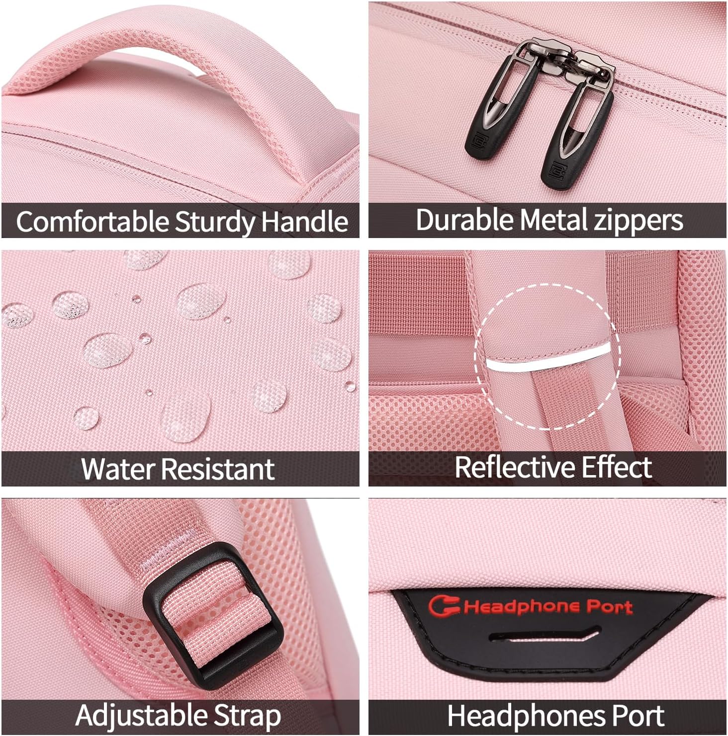 Dunne anti-theft laptop backpack with USB charging port