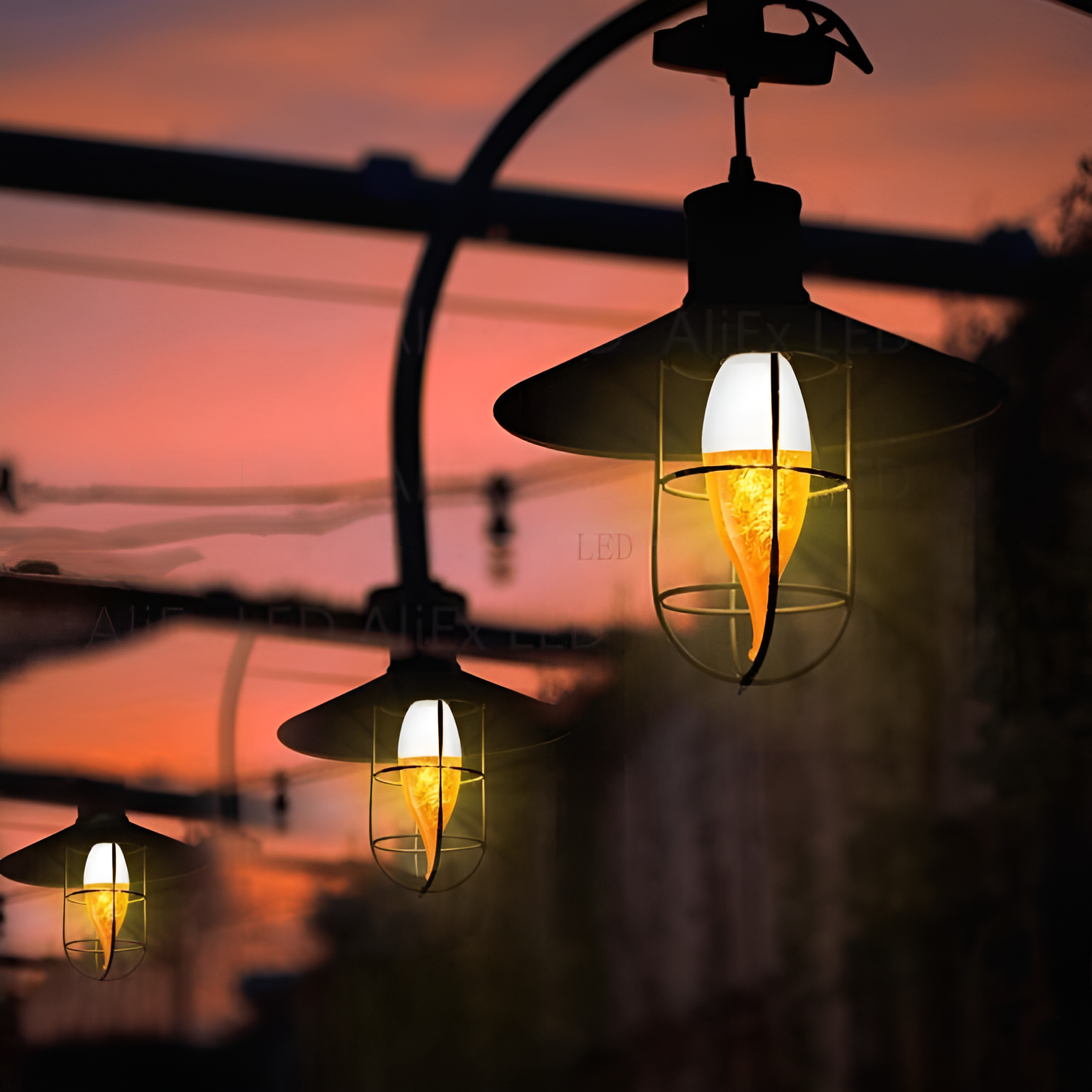 Flame Effect Lamp - 9W Simulated Flame Bulb