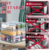 Stackable Fridge Organiser Set with 10 Containers - FridgeMaster