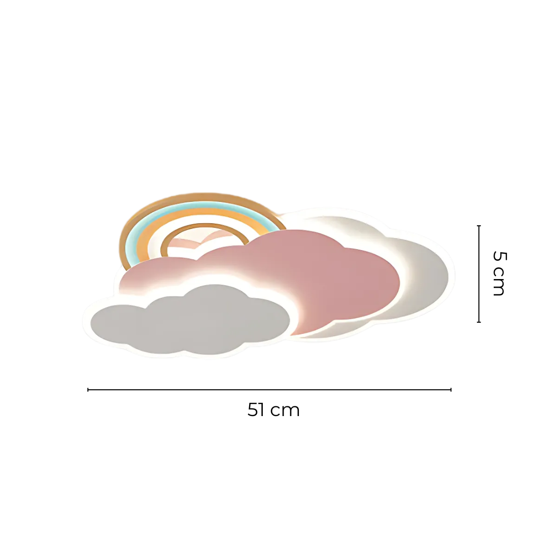 Pinky LED Ceiling Light - Rainbow Light for Children's Room