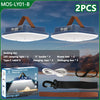 80W LED Solar Rechargeable Camping Lamp with Magnet and Zoom Function