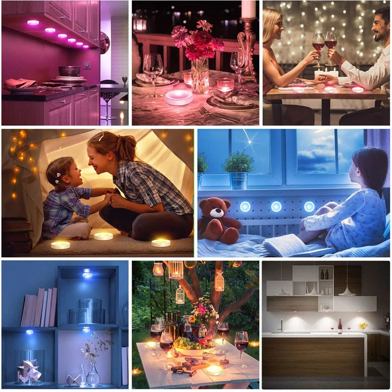 Wireless RGB LED Under-Cabinet Light - GlowyLed