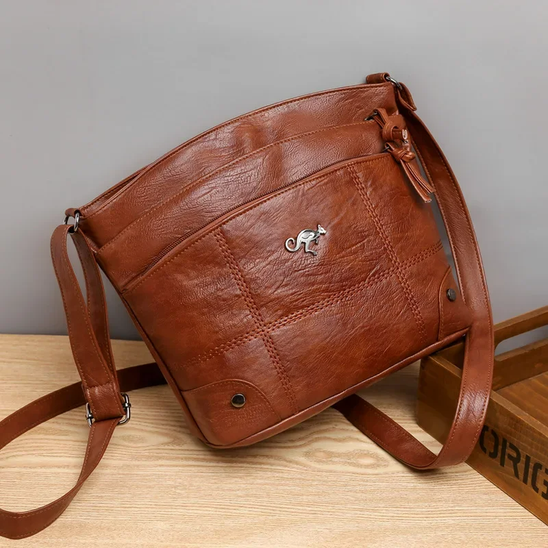 Stylish Ladies' Leather Shoulder Bag – Sabrina