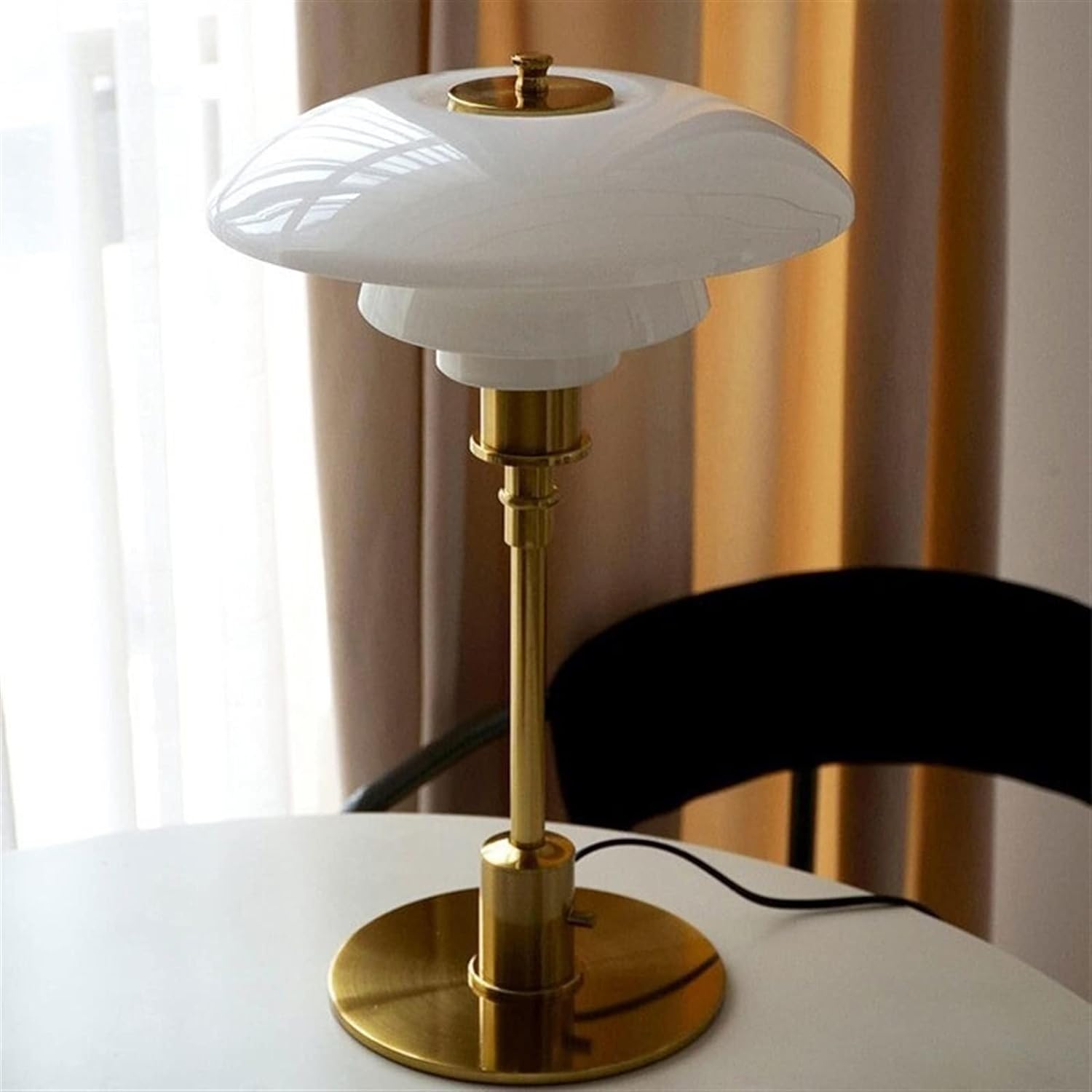 Lena Designer Nordic Table Lamp | Glass | LED | Scandinavian