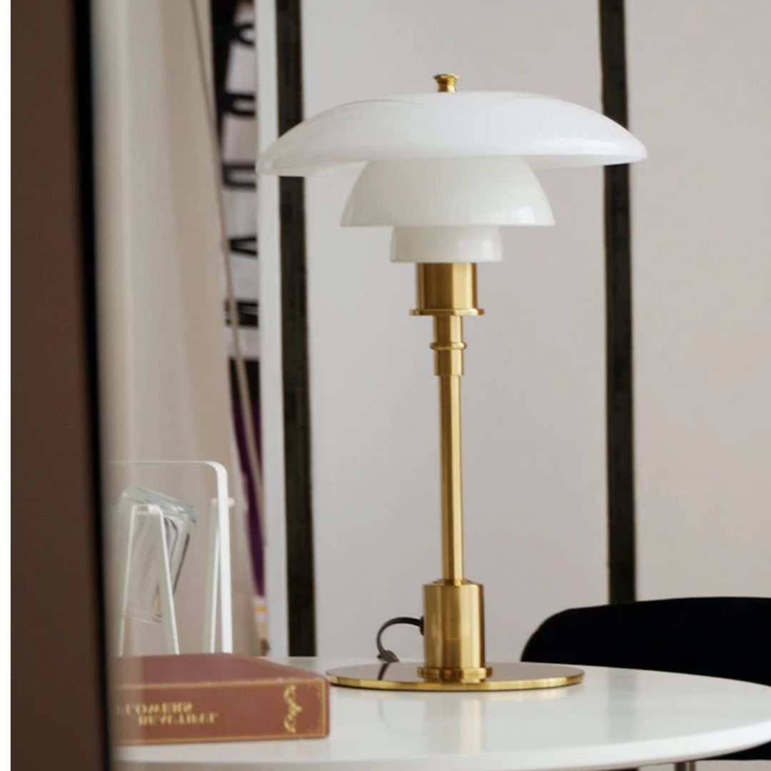 Lena Designer Nordic Table Lamp | Glass | LED | Scandinavian