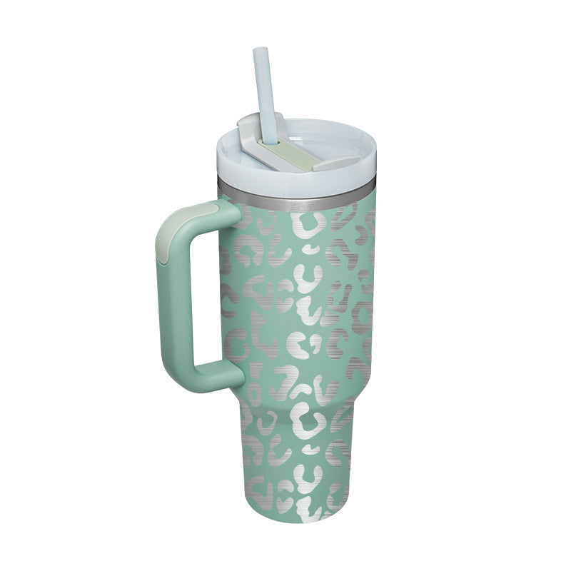 Insulating Mug with Handle and Straw - ChillMate
