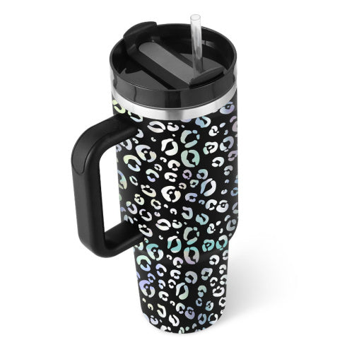 Insulating Mug with Handle and Straw - ChillMate