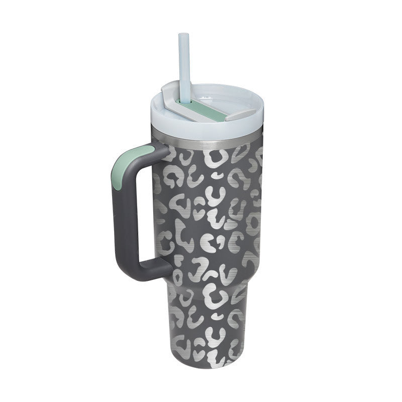 Insulating Mug with Handle and Straw - ChillMate