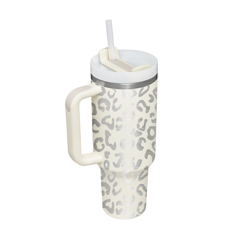 Insulating Mug with Handle and Straw - ChillMate