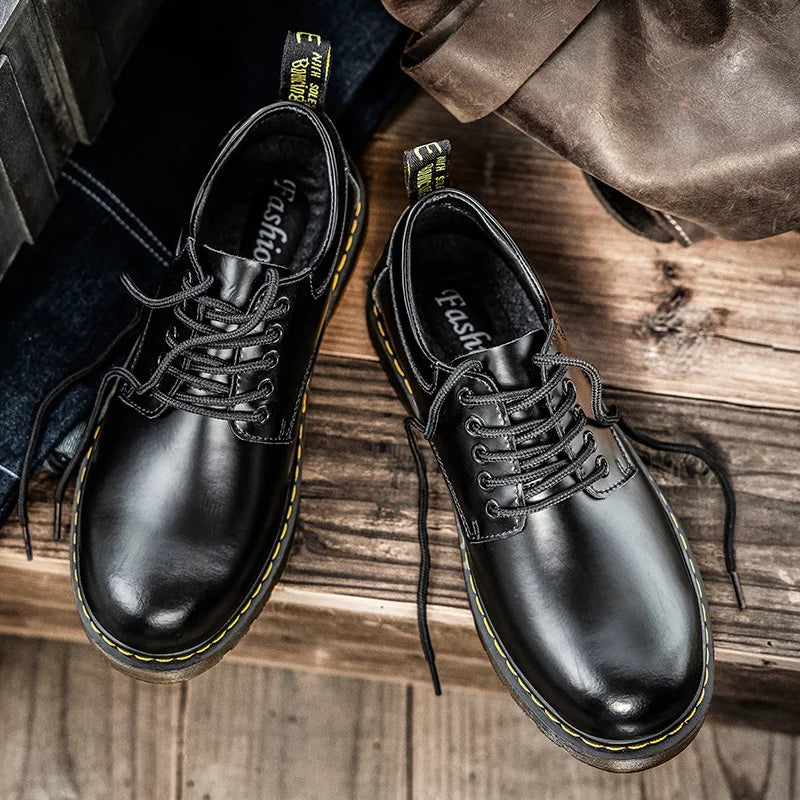 Men's Leather Lace-Up Shoes | Elegant Timeless Style