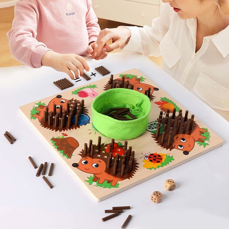 Montessori Counting and Sensory Toy for Toddlers - CountWithSpikes
