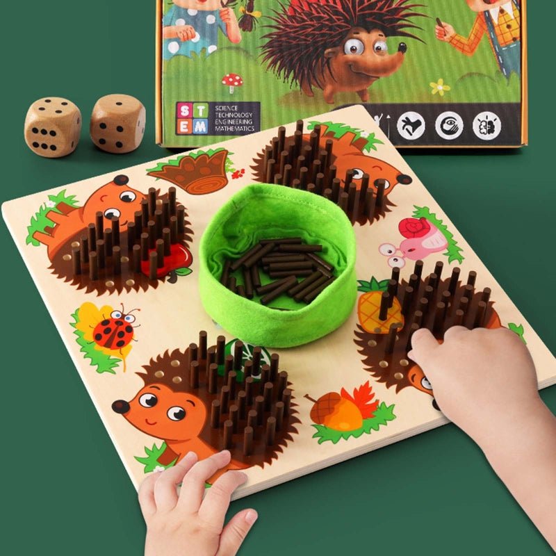 Montessori Counting and Sensory Toy for Toddlers - CountWithSpikes