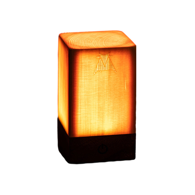 Stylish LED Table Lamp – WoodGlow