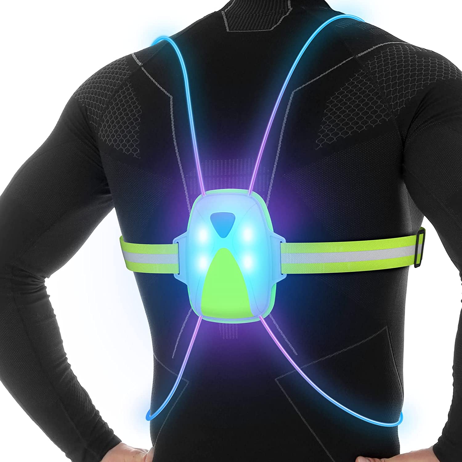 LED Safety Vest for Runners – ReflectSafe Spring 2025 Edition