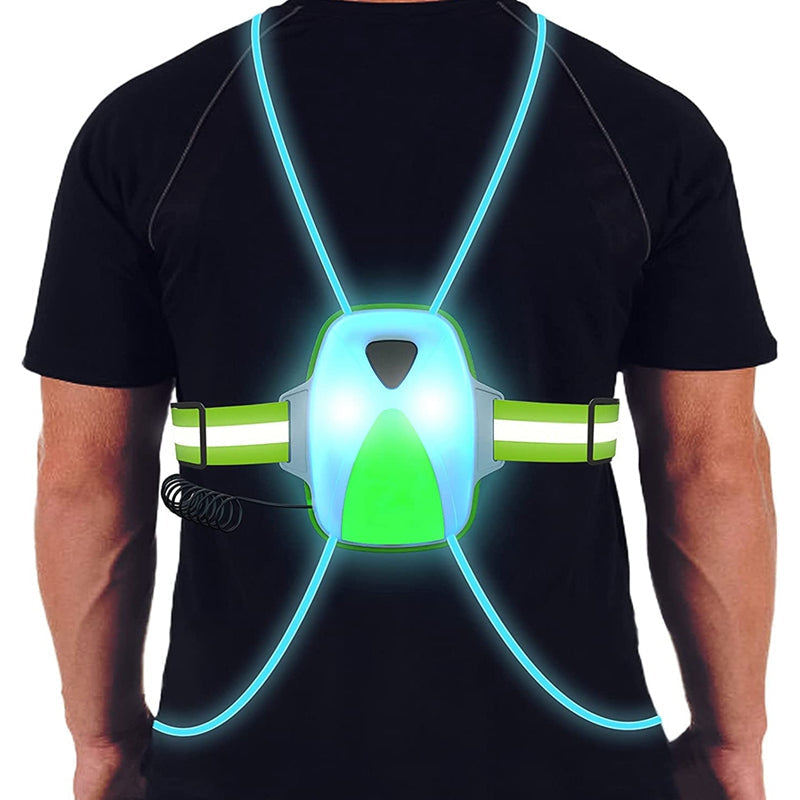LED Safety Vest for Runners – ReflectSafe Spring 2025 Edition