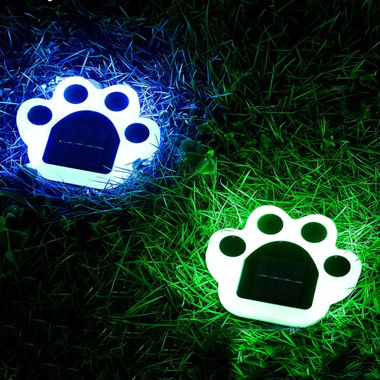 Wireless Solar Paw Print Garden Lighting – PawsGlow