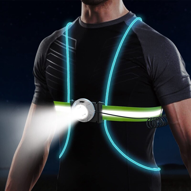 LED Safety Vest for Runners – ReflectSafe Spring 2025 Edition