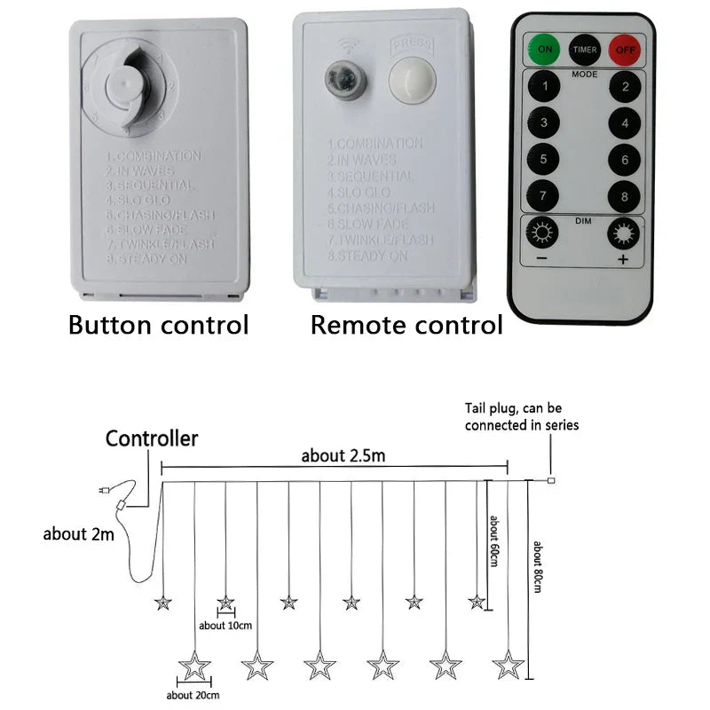 LED Starry String Lights – StarryGlow