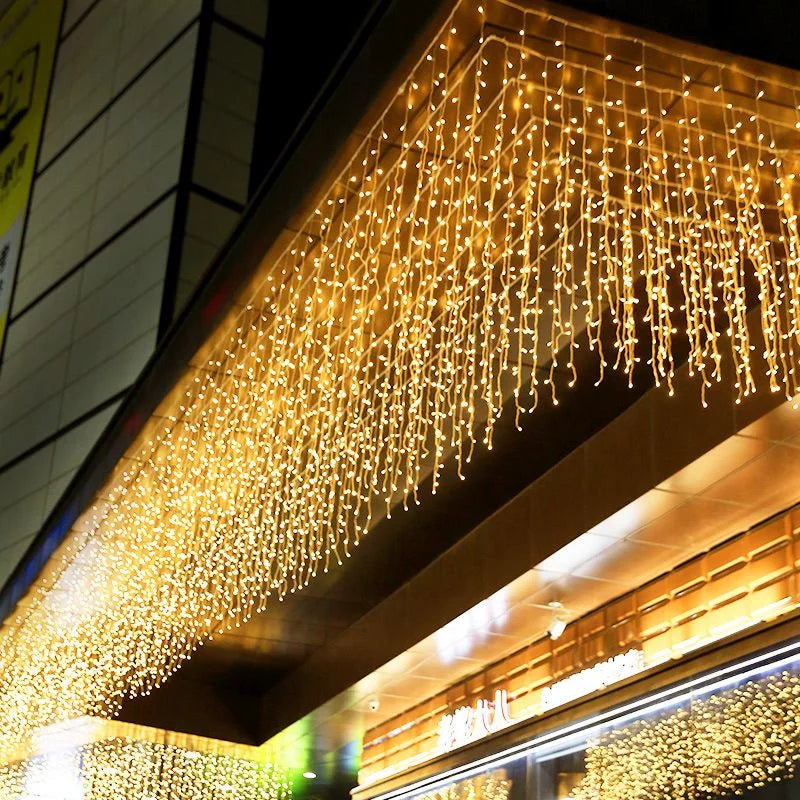 Atmospheric Icicle Lighting – FrostGlow