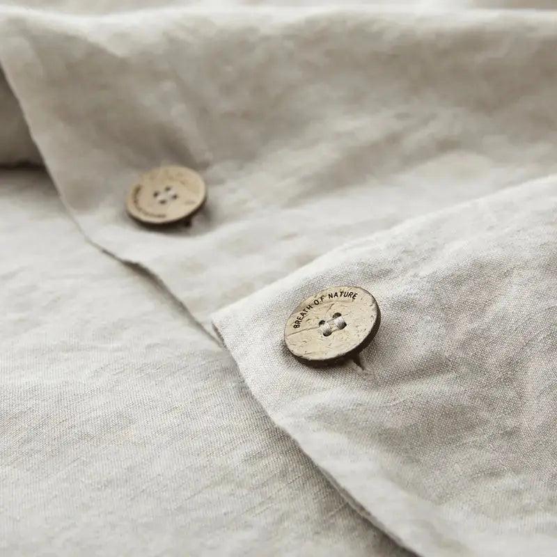 Linen Duvet Cover - Lightweight and Breathable