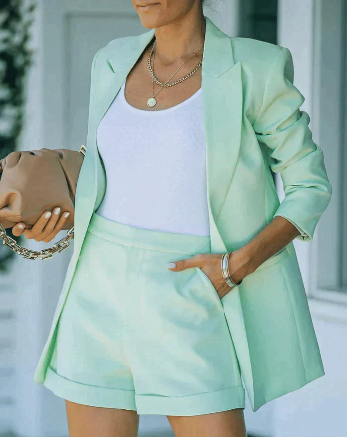 Sandsberg - Colourful Blazer & Short Set