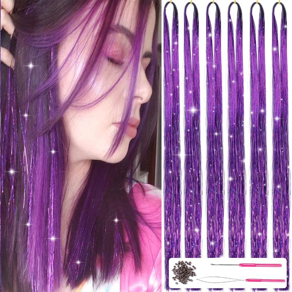 Sparkling Hair Tinsel Kit – Glitter Strands!