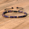 Braided Bracelet with 2.4 mm Natural Stone Beads – Seraphina