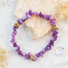 Stylish Bracelet Made of Natural Stones and Crystal Beads - Celine