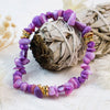 Stylish Bracelet Made of Natural Stones and Crystal Beads - Celine