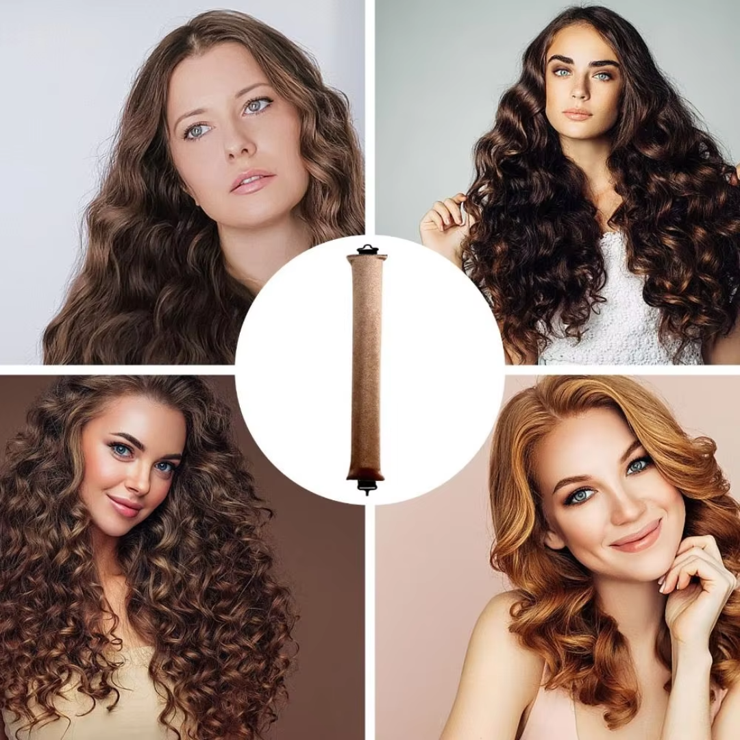 Heat-Free Hair Curlers Set - Soft Curls While You Sleep