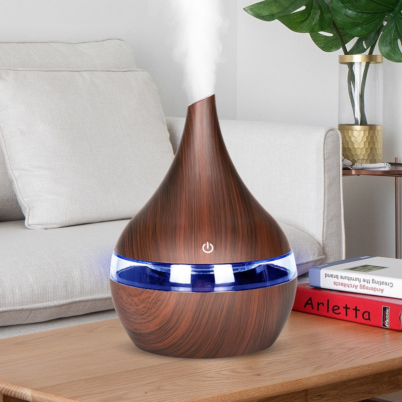 Humidifier with Aroma Diffusion and LED Lighting – AromaGlow
