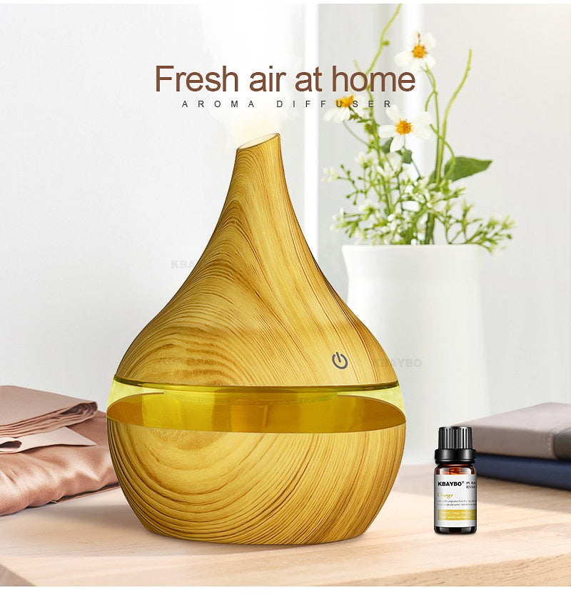 Humidifier with Aroma Diffusion and LED Lighting – AromaGlow