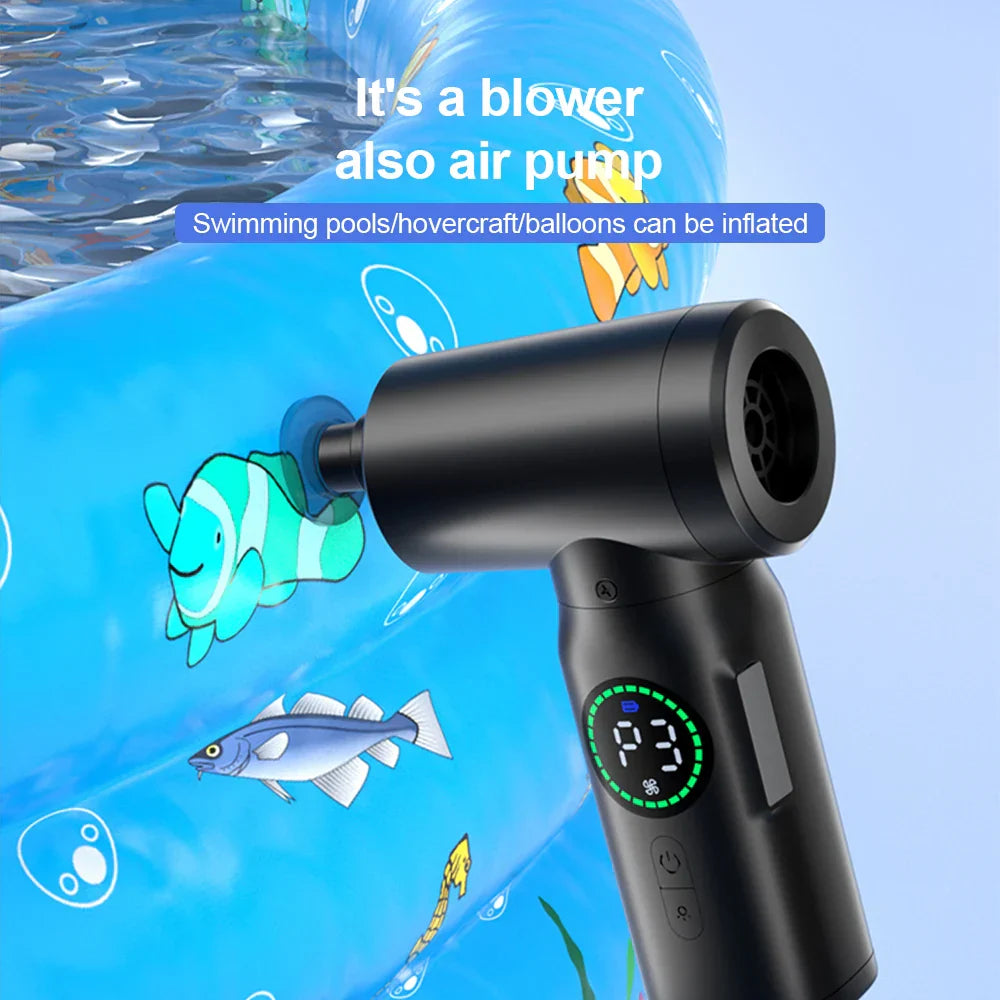 2-in-1 Portable Air Dust Cleaner and Blower with LED Light (7500mAh) - AirMaster