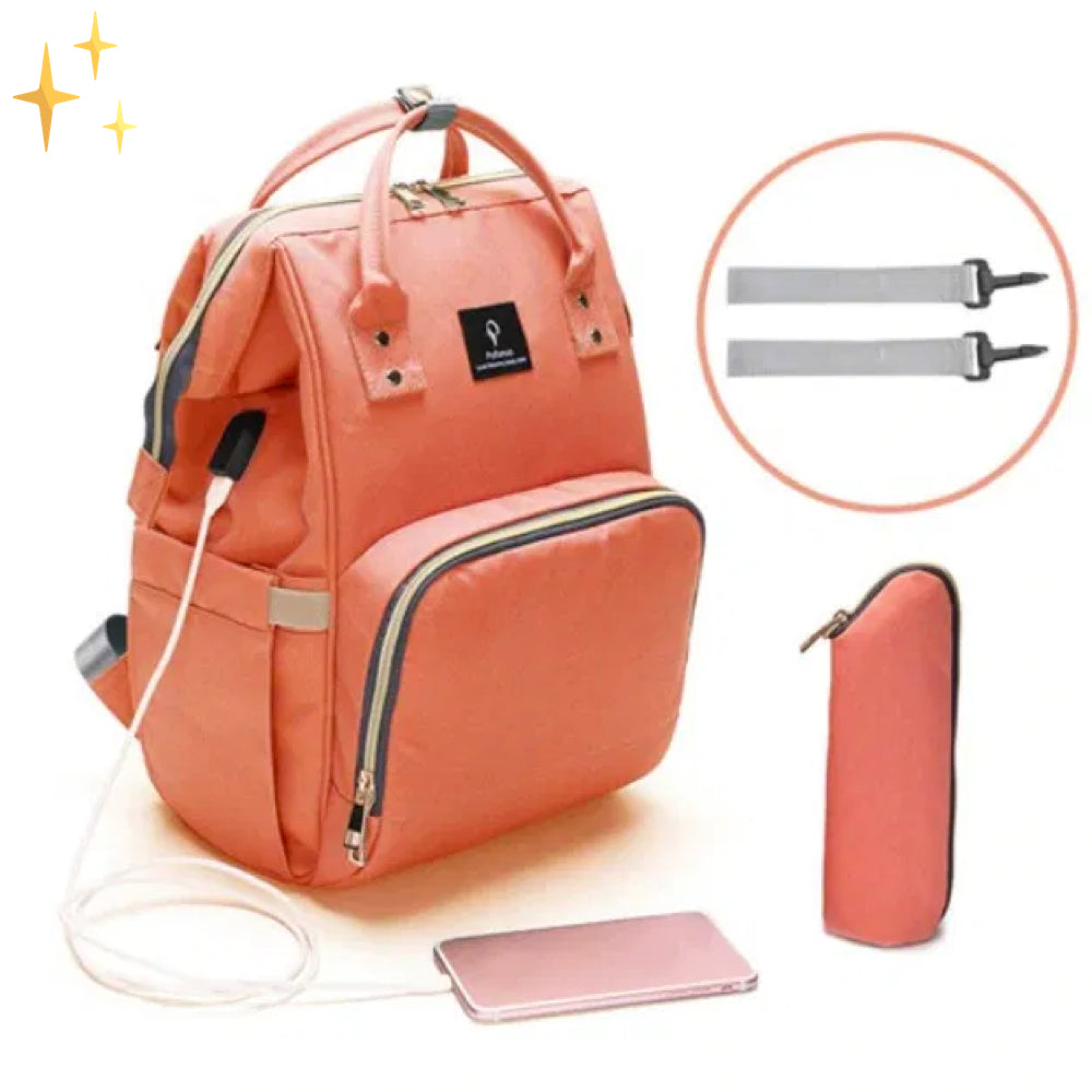 Stylish Changing Backpack with USB Charger – ParentPack