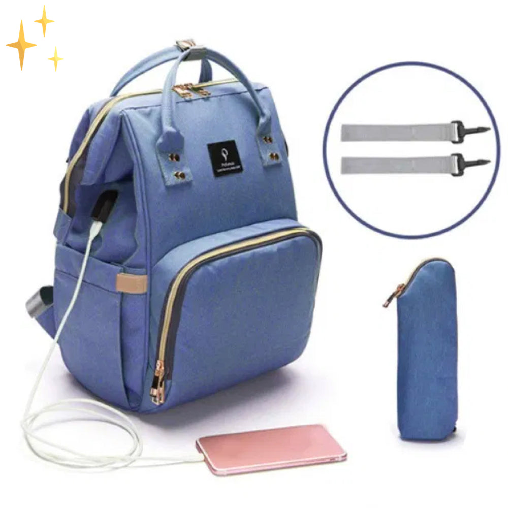 Stylish Changing Backpack with USB Charger – ParentPack
