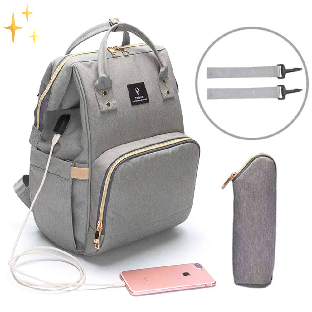 Stylish Changing Backpack with USB Charger – ParentPack
