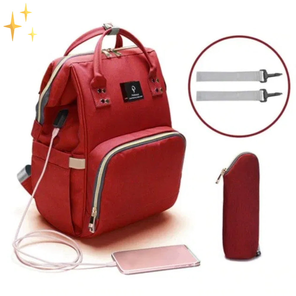 Stylish Changing Backpack with USB Charger – ParentPack