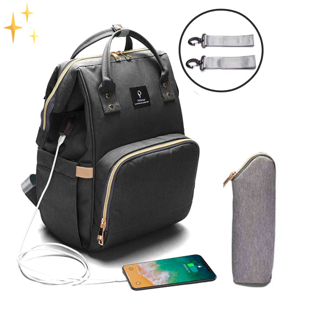 Stylish Changing Backpack with USB Charger – ParentPack