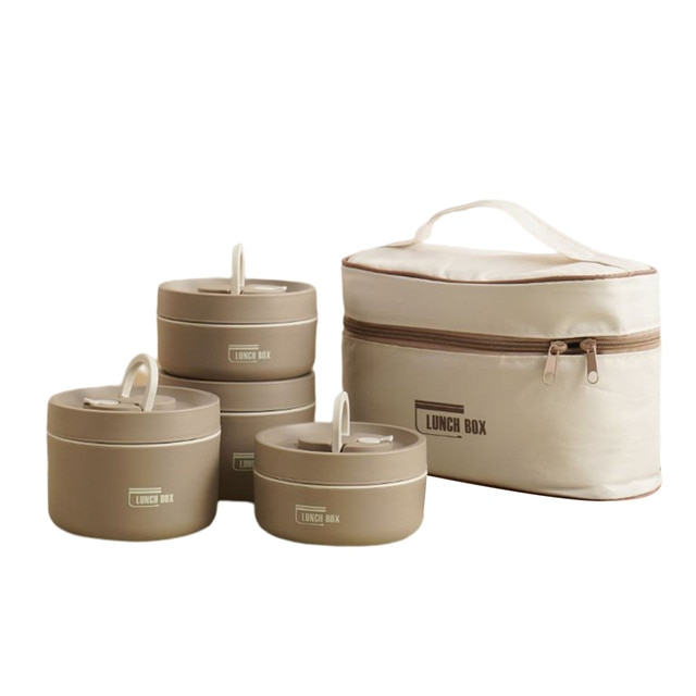 Multi-layer Insulated Lunchbox with FREE Carry Bag - ThermoBox
