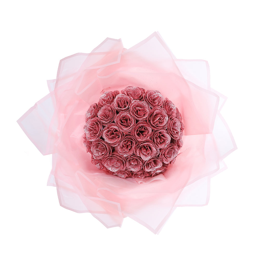 Luxury Glitter Rose Bouquet - Forever Blooming