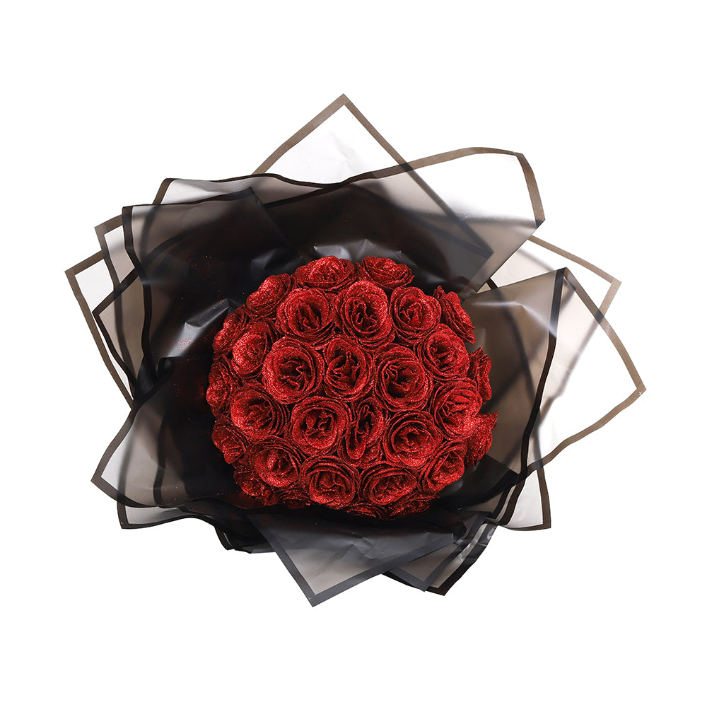 Luxury Glitter Rose Bouquet - Forever Blooming