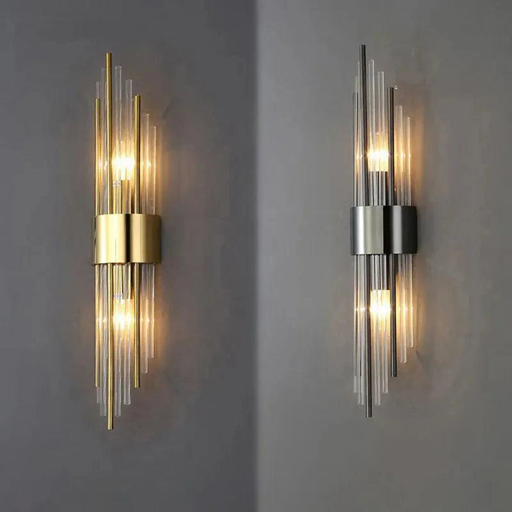 Crystal LED Wall Lamp - Luxe Gold Finish