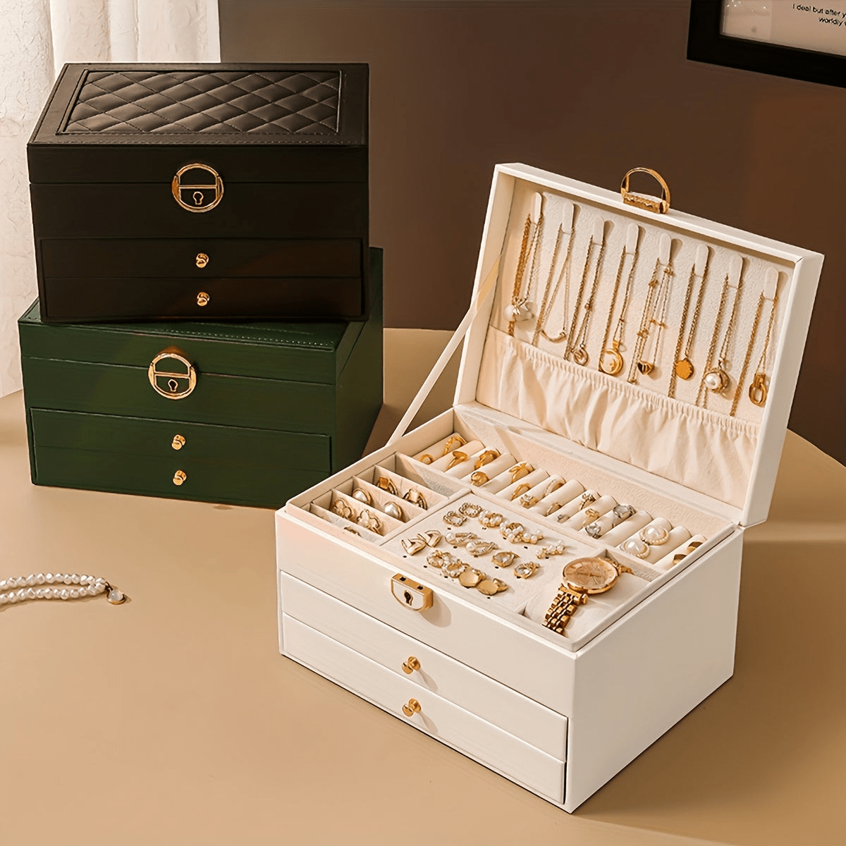 Jewellery Organiser Box - Luxury Storage Box for Necklaces