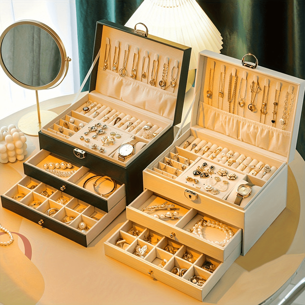 Jewellery Organiser Box - Luxury Storage Box for Necklaces