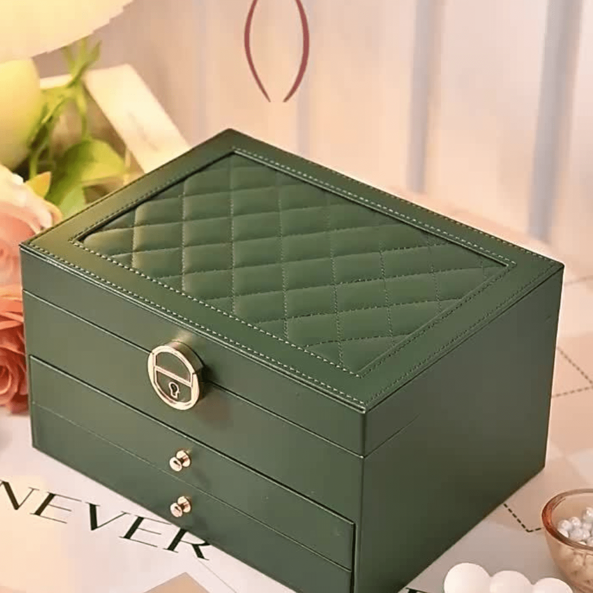 Jewellery Organiser Box - Luxury Storage Box for Necklaces