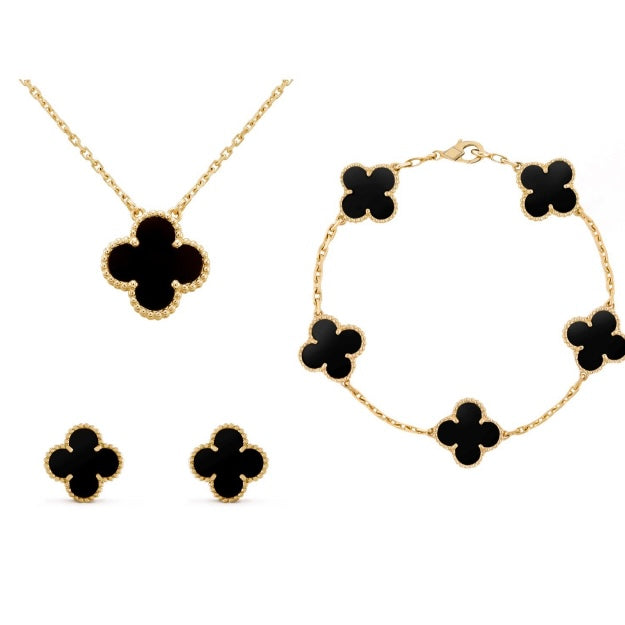 Jewellery Set | Luxe Clover Design - Timeless Elegance